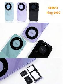 Điện thoại mini SERVO KING9000 4G LTE mạng di động, 2 SIM chờ, màn hình HD 3.0 inch, Android 10.0, RAM 2GB, ROM 16GB, pin 2000mAh, nhận diện khuôn mặt, camera 5.0MP - màu xanh lá - Xem 3