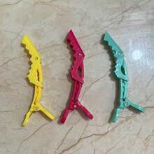 Crocodile Hair Clips, Suitable For Face Washing And Styling, Seamless Partition Alligator Hair Clips, Women's Forehead, Side And Bangs Clips, Hair Accessories - Multicolor - View 10