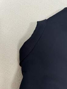 Women's Elegant Party Blazer Jacket Black Top, Autumn Commute Outfit, Office Wear, Casual Outing Top - Black - View 5