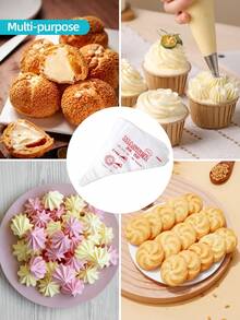 10/50/100/200/300 Buah Kantong Kue Sekali Pakai Transparan, Kantong Icing Food-Grade, Alat Dapur Rumah untuk Dekorasi Kue, Cupcake, Macaron & Cookie - View 6