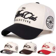1 件 The Mare Club Collective 男士卡车司机帽，刺绣字母图案棒球帽，街头时尚五片帽，户外防晒，适合春秋旅行、海滩度假休闲 - 彩色 - 查看 9