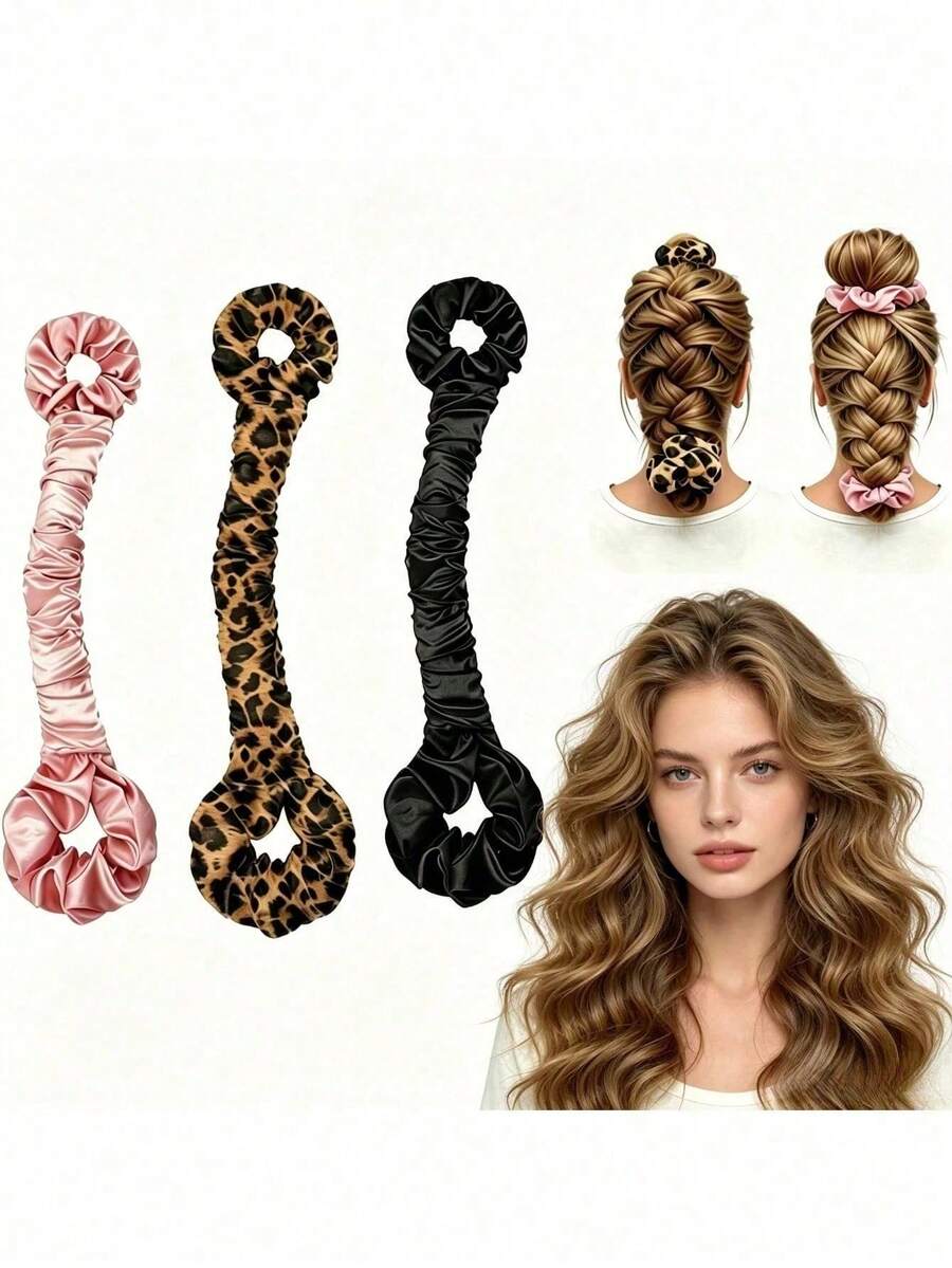 1pc Satin Heatless Sleep Hair Curler, Soft Lazy Styling Tool, No‑Heat Natural Flowing Curls, Durable Hair Accessory, Mother's Day Gift For Women