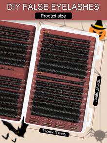 Recommended Platform Bestseller: This Large-Capacity Eyelash Extension Set Contains 544 Clusters, Coming As A Full DIY Eyelash Grafting Tool Kit For Home Use. - Black - View 5