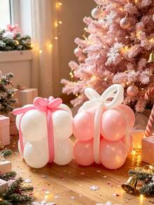 Set Kotak Hadiah Balon Natal 40/55pcs, Termasuk Balon Lateks Aneka Warna dan Balon Ajaib, Dekorasi DIY, Pajangan Pohon Natal, Pesta Liburan, Malam Tahun Baru, Pesta Natal di Rumah - Beraneka warna - View 7