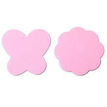 ART LALIC 2Pcs Butterfly Flower Shaped Silicone Nail Art Mixing Palette, Easy Clean Makeup Pigment Gel Polish Foundation Color Mixing Pad - Multicolor - View 7