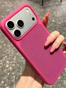 Matte Skin-Feel Jelly Soft Phone Case Compatible With Iphone 17 Pro Max 17 Pro 17 16 15 Pro Max, Ultra-Thin Liquid Silicone Shockproof Protective Back Cover - Burgundy - View 2
