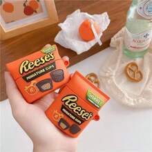 Classic Peanut Chocolate Bluetooth Earphone Case - Multicolor - View 1