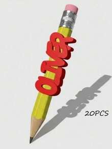 Personalized Pencil Caps | Customized Name Pencil Caps | 3D Printed School Supplies - Multicolor - View 10