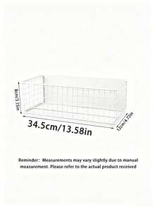 Basket Refrigerator Storage Rack, Laundry Room Organizer Rack, Storage Rack With Hanging Board Accessories, Suitable For Refrigerator, Microwave, Washing Machine, Refrigerator Storage, Refrigerator Storage, Refrigerator Magnetic Basket, Heavy Duty Structure, Home Storage Rack, Storage Basket. - Multicolor - View 2
