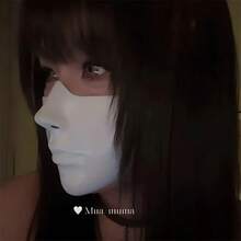 1/2 Buah Topeng Cosplay Topeng Pesta Topeng Modis ABS Topeng Kostum Topeng Setengah Wajah untuk Wanita dan Pria - Tipe A - View 6