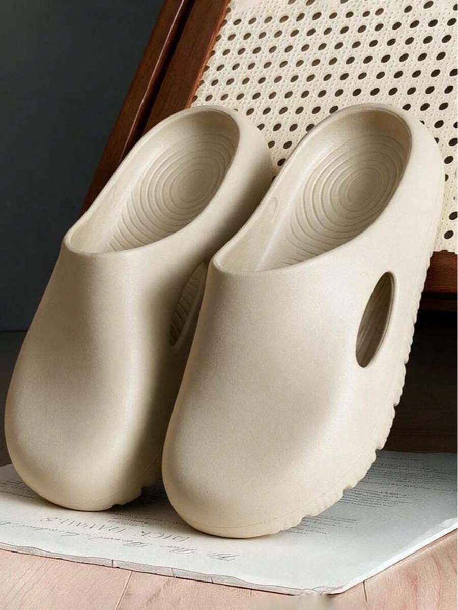 New Casual Versatile EVA Slide Sandals, Thick Sole Wear-Resistant Beach Slippers For Couples, Summer