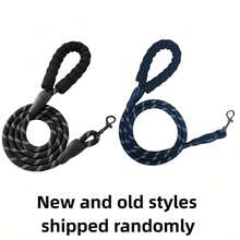 1pc Adjustable Nylon Training Collar And Metal Buckle Small Pet Leash Set, Automatic Retractable Dog Leash Suitable For Small Dogs And Cats, Dog Walking Leash, Dog Chain, Hands-Free Dog Leash, Pet Dog Walking Rope, Anti-Pull Dog Control Strap, P-Shaped Chain Dog Leash, Anti-Escape Thickened Dog Chain Suitable For Medium And Large Dogs, P-Shaped Rope Pet Supplies - Multicolor - View 6