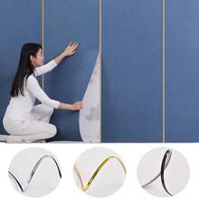 1PC Flexible Self-Adhesive Decorative Strip, Peel And Stick Metal Mirror Frame, PVC Metal Decorative Strip, Suitable For Wall, Car, Mirror, Door, Wardrobe, Home Decor - Multicolor - View 7
