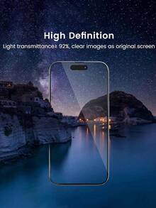 ZYSHI Screen Protector For 17, 16 Pro Max, 16 Pro, 16e, 16, 16 Plus, 15 Pro Max, 15, 15 Pro, 15 Plus, Anti-Peeping Privacy Protection, Ultra-Clear Tempered Glass, 9H Hardness, Hook And Loop Installation, 2 Packs, Must Have - Clear - View 6