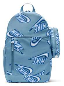 Nike Elemental School Backpack With Spacious Main Compartment, Side Pockets, And Pencil Case, Sporty And Modern Design - Blue - View 5