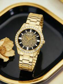 GUESS Lady Frontier Women Chronograph Watch 40mm Iridescent Rainbow Stainless Steel Case Full Crystal Paved GW0044L1 - one-size - View 8