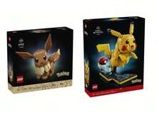 LEGO Pok é Mon Series 72151 Eevee 72152 Pikachu And Pok é Ball Block Toys - Multicolor - View 1