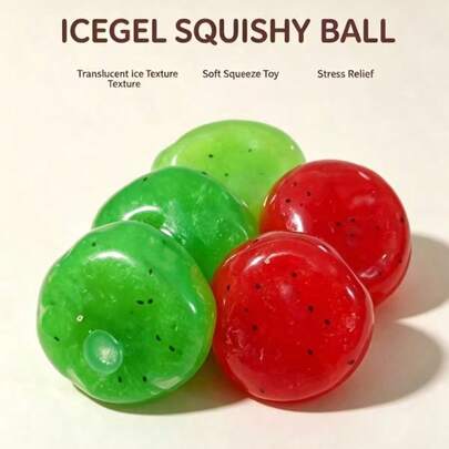 Kiwi Shaped Squeeze Toy, Soft TPR Material, Jelly-Like Finger Stress Relief Toy, Cute Fruit Sensory Hand Toy, For Anxiety Relief, Kids Party Gift, Independence Day Gift, Soft Toy,Squishy,Squishies,Squishy Toys,Toys,Crunchy Squish,Squishy's