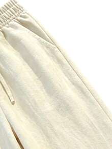 Women's Straight Leg Casual Long Pants, Versatile Outdoor Pants For Spring And Autumn, Suitable For Daily Wear, Home, Office, Gatherings And Sports - Khaki - View 5