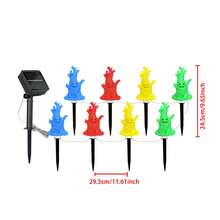 1-8pcs Halloween Solar Ghost Tree Lights, IP44 Waterproof LED Outdoor Halloween Lights, Solar Powered Ghost Tree Pathway Lights, Suitable For Sidewalks, Gardens, Yards, Patios, Walkways, Halloween Parties And Holiday Decorations - 1 to 8 - View 4