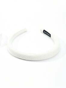 1pc Solid Color Fashion Minimalist Elegant Wide Band Knitted Sponge Headband High Crown Hair Accessory For Daily/Date/Commute - Multicolor - View 13