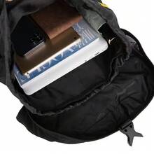 Tas Basket, Tas Laptop, Tas Sekolah, Ransel, Tas Bahu, Unisex, Warna Hitam dengan Logo Jumpman Warna-warni Nike Jordan, Kapasitas Besar, Bahan Polyester, Warna Hitam - Hitam - View 8