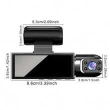 1080P Dual Camera Dash Cam, Front And Rear Dual Recording, With Infrared Night Vision, Loop Recording, Wide-Angle Lens, Equipped With 3.16-Inch IPS Screen, Dual Lens Car Dash Cam, Free 32GB Storage CardGB - Dash Cam - View 9