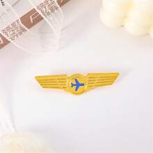 Unisex Airplane Pilot Badge - Multicolor - View 6