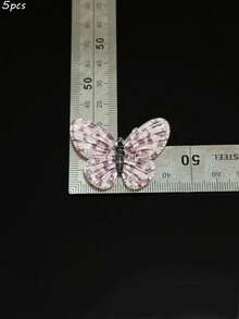 Autumn And Winter Hanging Hole Leopard Print Butterfly Accessories, Diy Flat Bottom Phone Case Pendant Decoration Accessories Wholesale - Multicolor - View 11