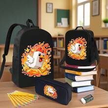 Women Bag Sets - School Bag + Crossbody Bag + Pencil Case - View 7