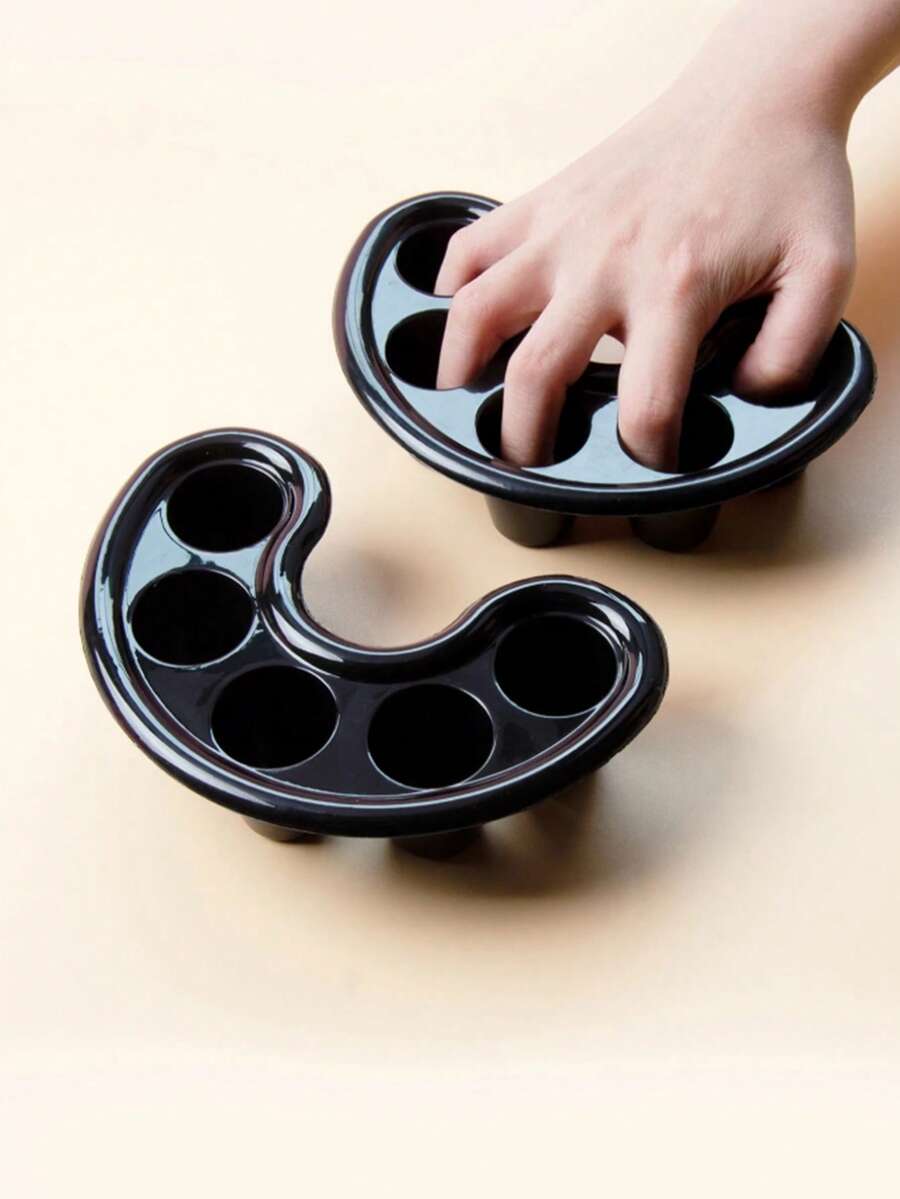 2pcs Nail Soak Bowls (Nail Supplies/Tools/Nail Art Tools/Back To School/Press-On Nail Tools) - Multicolor - View 1