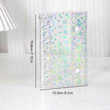 A6 Aurora Star Colorful Loose-Leaf Binder, Fan Merchandise, Sticker Book, Photo Storage Bag, Photo Album, Budget Planner, Diary, Notebook, Office Supplies - Shape - View 13
