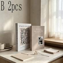 2/3pcs Home Fashion Faux Book Decor, Luxury Decorative Books, Living Room Decor, Home Decor, Coffee Table Books, Modern Fashion Decorative Books, Stackable Display Books, Hotel Decor, Gift - Decor Book - View 4