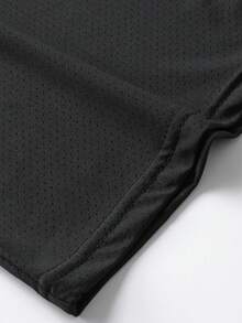 Pullover Berkerudung Warna Polos untuk Pria, Atasan Lengan Panjang Kasual untuk Mendaki Gunung dan Aktivitas Luar Ruangan - Hitam - View 4