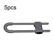 Cabinet Lock, Baby Safety U-Shaped Child Safety Lock, Sliding Drawer Lock, Tool-Free Installation Child Proof Lock, Handle Cabinet Door Latch, Easy To Use - Multicolor - View 14
