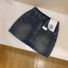 Women Denim Skirts - Vintage Blue - View 4