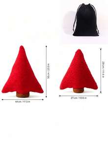 1pc Christmas Tree Throw Pillows, Squishy Plush Cushion Ornaments, Christmas Tree Pattern, Multicolor Style, All‑Season Use, Festive Home Style, For Adults, For Sofa Couch Bedroom Living Room Holiday Decor Occasions - Multiple Styles - View 10