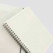 1 Pack / 2 Packs / 3 Packs A4 Grid PP Cover Notebook, Including Folder And Notebook. Square Inner Core. Minimalist Design. Portable. - White - View 8