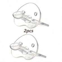 1pc/2pcs Transparent Silicone Baby Pacifier, Silicone Material, Heat Resistant Up To 120°C, Sterilizable, Material, Soft And Elastic, Easy To Clean, Day And Night Models, Suitable For Babies 3 Months And Older For Daily Use - Clear - View 11
