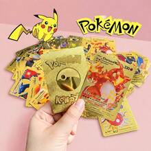 asmodee Pokémon Anime Gold Foil Card Box - Pokémon & Ash Character Collection | Rare Trading Cards For Collectors, Birthday Gifts | Shiny Black & Silver Foil Card Set, Perfect Gift For Collectors - Multi-color - View 1