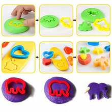 26Pcs Kids Clay Tools Set, DIY Plasticine Molds & Cutters, Rolling Pin Modelling Accessories, Educational Toy For Children(No Clay Included)Color,Shape And Style Are Random - Multicolor - View 4