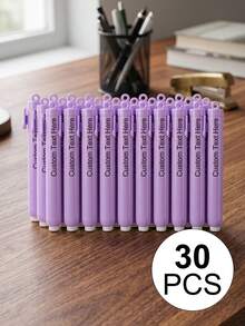 Customizable Retractable Erasers, Personalized Pencil Rubber Erasers For Drawing, Student Stationery Back To School Gift, Multi-Functional Art Erasers For Office School Students Classroom Rewards - Purple - View 28