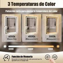 Bathroom Mirrors - Black - View 7