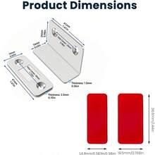 Ultra-Thin Magnetic Door Stopper, Cabinet Door Magnetic Latch, Self-Adhesive Closing Hardware, Suitable For Wardrobe, Cabinet, Drawer, Cabinet Magnet Replacement Part, Cabinet Door Reinforcement Accessory - Multiple Styles - View 10