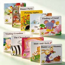 Set Of 10 Kids Animal Story Picture Books, Educational Reading Storybooks - Multicolor - View 8