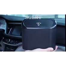 1pc Personalized Bowknot Car Trash Can, Car Seat Back/Door Hanging Storage Box, Multi-Functional Garbage Organizer, Car Accessories - Bow - View 11