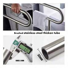 Bathroom Support Seating - Silver - View 6