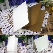 20/50pcs DIY Rounded Corner Foldable Greeting Cards - 19.7x14.8cm/7.75x5.8in Blank Doodle Cards. Available In Pearlescent, Kraft And Solid Color Cardstock. Suitable For Birthday, Wedding, Thank You Party And Daily Correspondence - Greeting Card - View 7