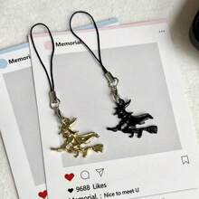 1pc Halloween Ghost Phone Charm, Universal Smartphone - Multicolor - View 7