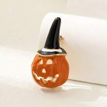 1pc Cute Exquisite Pumpkin Shaped Zinc Alloy Brooch Halloween Theme Accessory Holiday Gift - Pumpkin Brooch - View 6